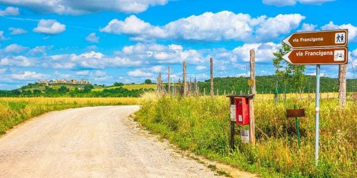 Trekking in Italy: Via Francigena in Tuscany following the footsteps of pilgrims